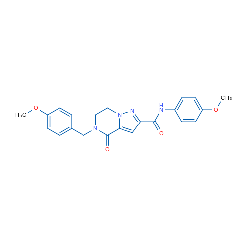 N-(4-Methoxyphenyl)-5-[(4-methoxyphenyl)methyl]-4-oxo-4H,5H,6H,7H-pyrazolo[1,5-a]pyrazine-2-carboxamide 1g