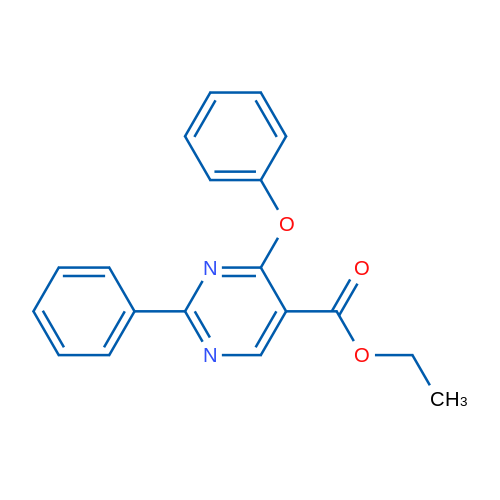 Ethyl 4-phenoxy-2-phenylpyrimidine-5-carboxylate 1g