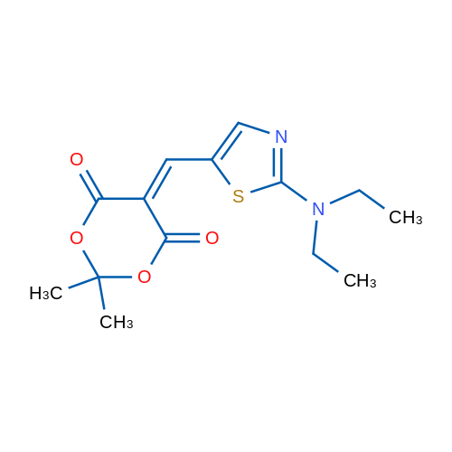 5-{[2-(diethylamino)-1,3-thiazol-5-yl]methylidene}-2,2-dimethyl-1,3-dioxane-4,6-dione 1g
