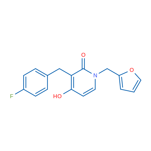 3-[(4-Fluorophenyl)methyl]-1-[(furan-2-yl)methyl]-4-hydroxy-1,2-dihydropyridin-2-one 5mg