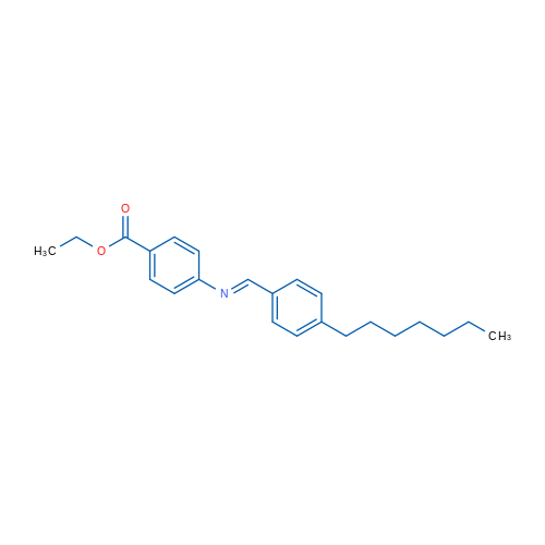 Ethyl 4-[(E)-[(4-heptylphenyl)methylidene]amino]benzoate 1g
