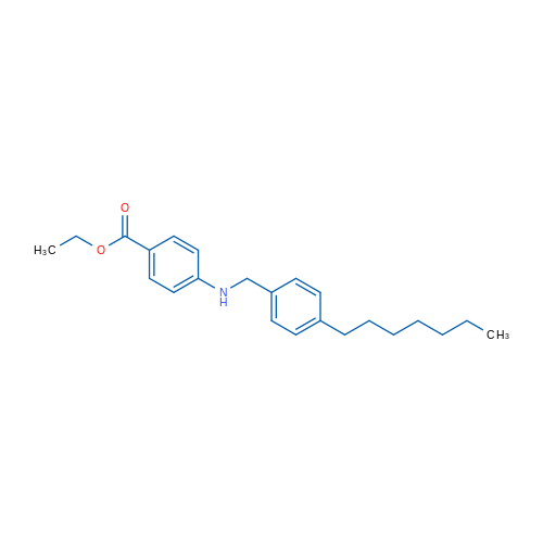 Ethyl 4-{[(4-heptylphenyl)methyl]amino}benzoate 1g