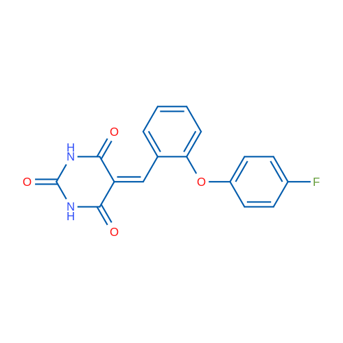 5-{[2-(4-fluorophenoxy)phenyl]methylidene}-1,3-diazinane-2,4,6-trione 1g