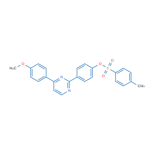 4-[4-(4-Methoxyphenyl)pyrimidin-2-yl]phenyl 4-methylbenzene-1-sulfonate 1g