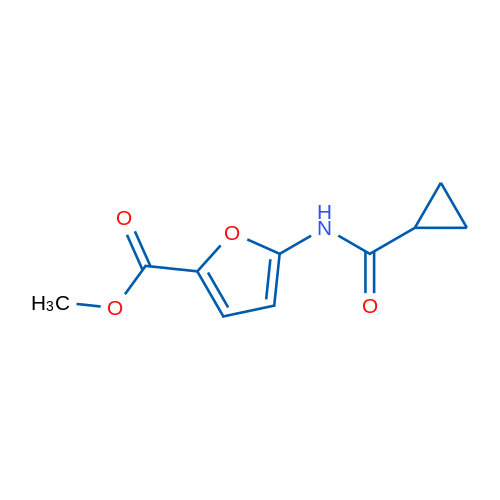 Methyl 5-(cyclopropanecarboxamido)furan-2-carboxylate 1g