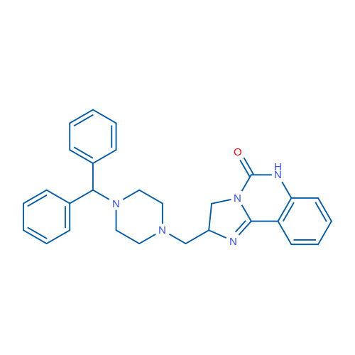 2-{[4-(diphenylmethyl)piperazin-1-yl]methyl}-2H,3H,5H,6H-imidazo[1,2-c]quinazolin-5-one 1g