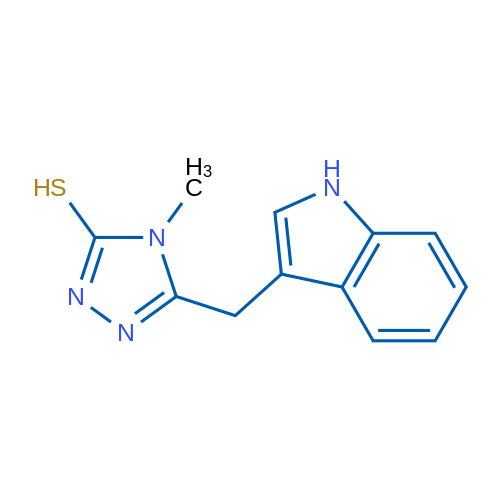5-[(1H-Indol-3-yl)methyl]-4-methyl-4H-1,2,4-triazole-3-thiol 1g