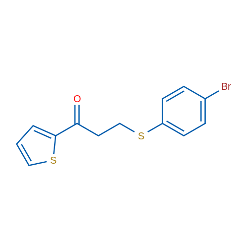 3-[(4-Bromophenyl)sulfanyl]-1-(thiophen-2-yl)propan-1-one 1g