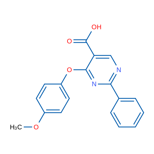 4-(4-Methoxyphenoxy)-2-phenylpyrimidine-5-carboxylic acid 1g