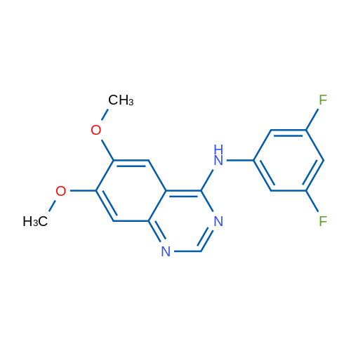 N-(3,5-Difluorophenyl)-6,7-dimethoxyquinazolin-4-amine 1g