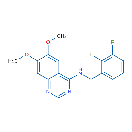 N-[(2,3-Difluorophenyl)methyl]-6,7-dimethoxyquinazolin-4-amine 1g