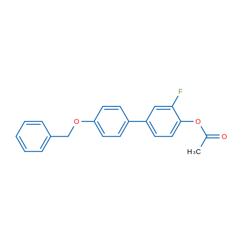 4'-(Benzyloxy)-3-fluoro-[1,1'-biphenyl]-4-yl acetate 1g