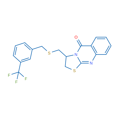 3-[({[3-(trifluoromethyl)phenyl]methyl}sulfanyl)methyl]-2H,3H,5H-[1,3]thiazolo[2,3-b]quinazolin-5-one 1g
