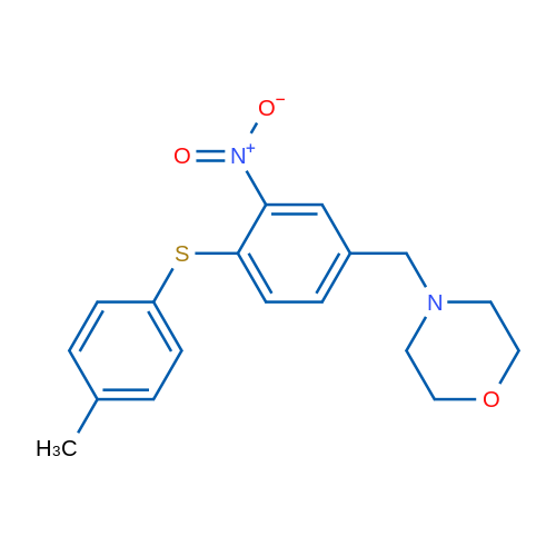 4-({4-[(4-methylphenyl)sulfanyl]-3-nitrophenyl}methyl)morpholine 1g