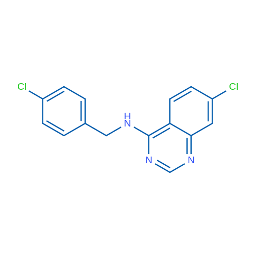 7-Chloro-N-[(4-chlorophenyl)methyl]quinazolin-4-amine 1g
