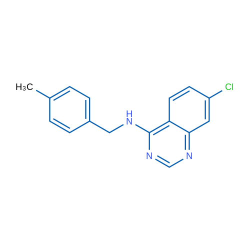 7-Chloro-N-[(4-methylphenyl)methyl]quinazolin-4-amine 1g