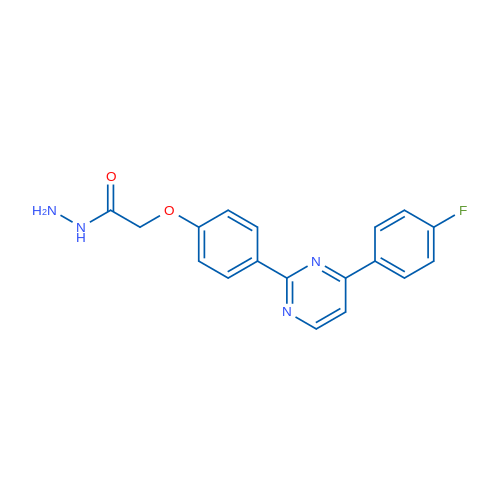 2-{4-[4-(4-fluorophenyl)pyrimidin-2-yl]phenoxy}acetohydrazide 1g
