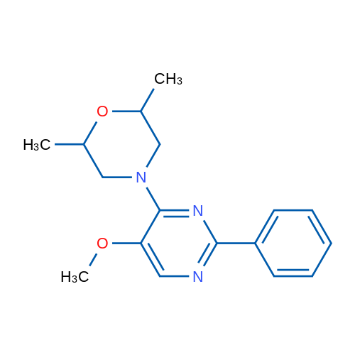 4-(5-Methoxy-2-phenylpyrimidin-4-yl)-2,6-dimethylmorpholine 1g