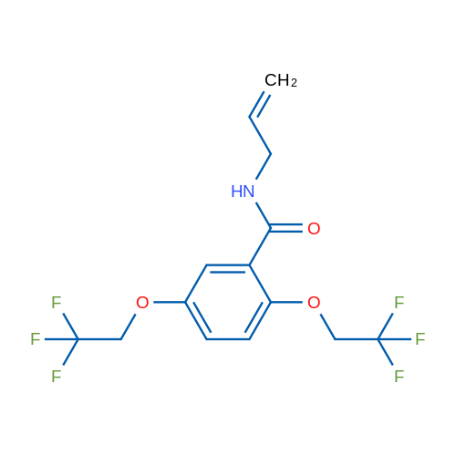 N-(Prop-2-en-1-yl)-2,5-bis(2,2,2-trifluoroethoxy)benzamide 1g