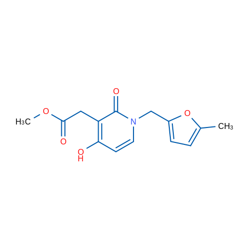 Methyl 2-{4-hydroxy-1-[(5-methylfuran-2-yl)methyl]-2-oxo-1,2-dihydropyridin-3-yl}acetate 1g