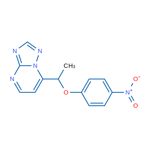7-[1-(4-Nitrophenoxy)ethyl]-[1,2,4]triazolo[1,5-a]pyrimidine 1g
