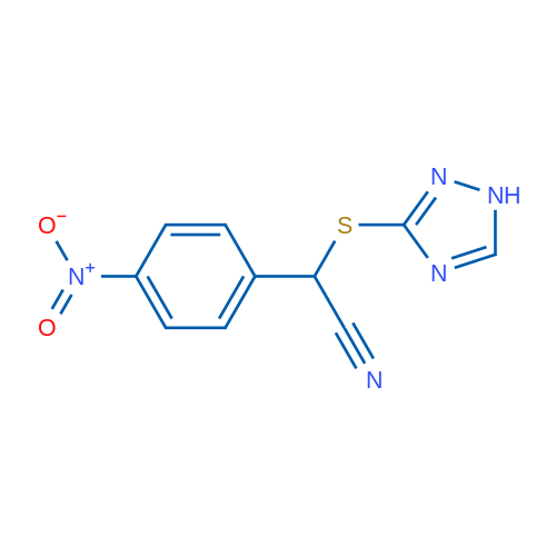 2-(4-Nitrophenyl)-2-(1H-1,2,4-triazol-3-ylsulfanyl)acetonitrile 1g