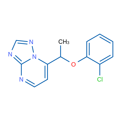 7-[1-(2-Chlorophenoxy)ethyl]-[1,2,4]triazolo[1,5-a]pyrimidine 1g