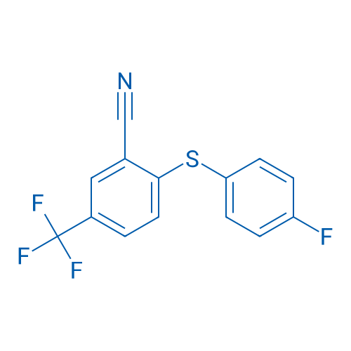 2-[(4-Fluorophenyl)sulfanyl]-5-(trifluoromethyl)benzonitrile 1g