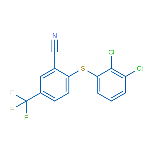 2-[(2,3-Dichlorophenyl)sulfanyl]-5-(trifluoromethyl)benzonitrile 1g
