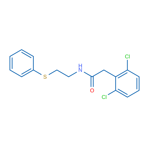 2-(2,6-Dichlorophenyl)-N-[2-(phenylsulfanyl)ethyl]acetamide 1g