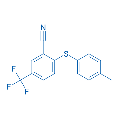 2-[(4-Methylphenyl)sulfanyl]-5-(trifluoromethyl)benzonitrile 1g