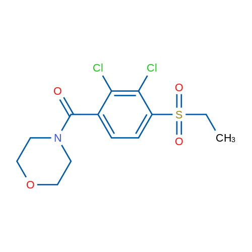 4-[2,3-Dichloro-4-(ethanesulfonyl)benzoyl]morpholine 1g