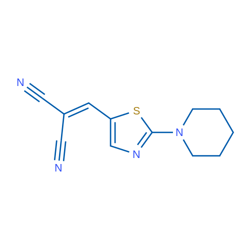 2-{[2-(piperidin-1-yl)-1,3-thiazol-5-yl]methylidene}propanedinitrile 1g