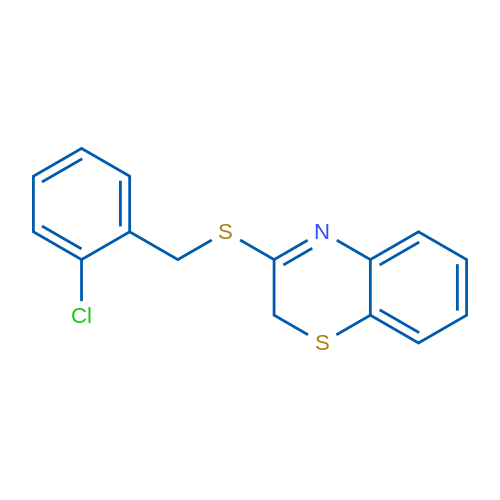 3-{[(2-chlorophenyl)methyl]sulfanyl}-2H-1,4-benzothiazine 1g