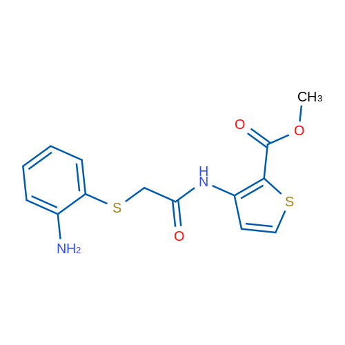Methyl 3-{2-[(2-aminophenyl)sulfanyl]acetamido}thiophene-2-carboxylate 1g