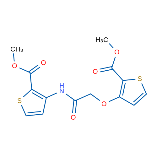 Methyl 3-({[2-(methoxycarbonyl)thiophen-3-yl]carbamoyl}methoxy)thiophene-2-carboxylate 1g