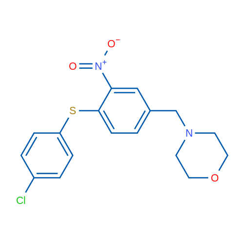 4-({4-[(4-chlorophenyl)sulfanyl]-3-nitrophenyl}methyl)morpholine 1g