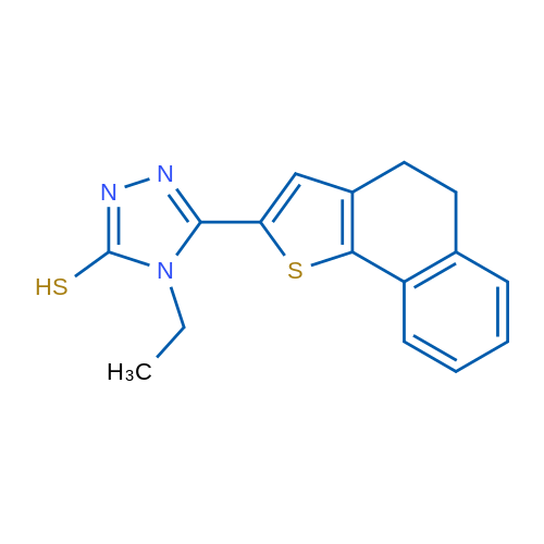 4-Ethyl-5-{4H,5H-naphtho[1,2-b]thiophen-2-yl}-4H-1,2,4-triazole-3-thiol 1g