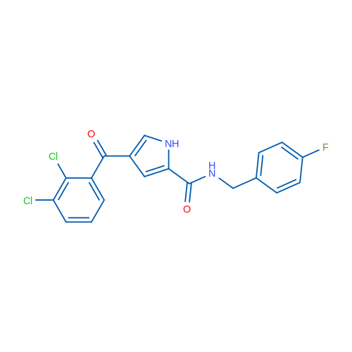 4-(2,3-Dichlorobenzoyl)-N-[(4-fluorophenyl)methyl]-1H-pyrrole-2-carboxamide 1g