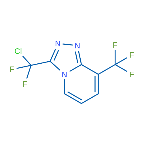 3-(Chlorodifluoromethyl)-8-(trifluoromethyl)-[1,2,4]triazolo[4,3-a]pyridine 1g