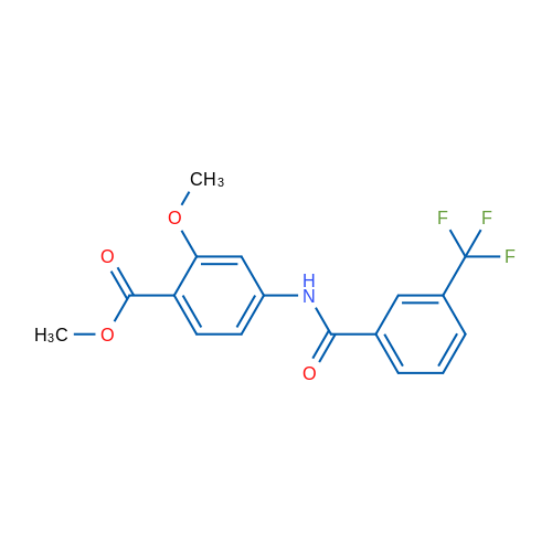 Methyl 2-methoxy-4-[3-(trifluoromethyl)benzamido]benzoate 1g
