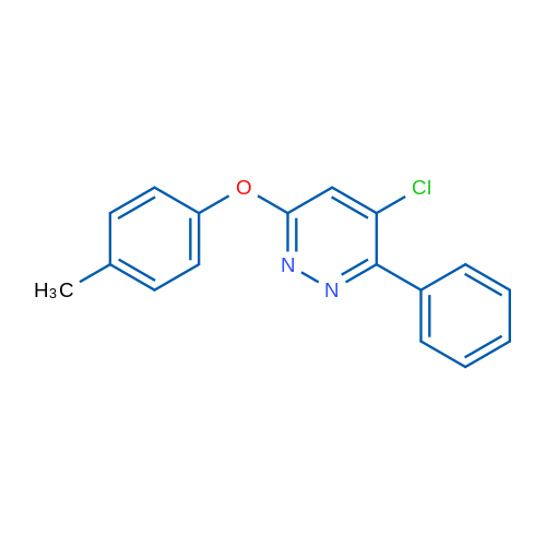 4-Chloro-6-(4-methylphenoxy)-3-phenylpyridazine 1g