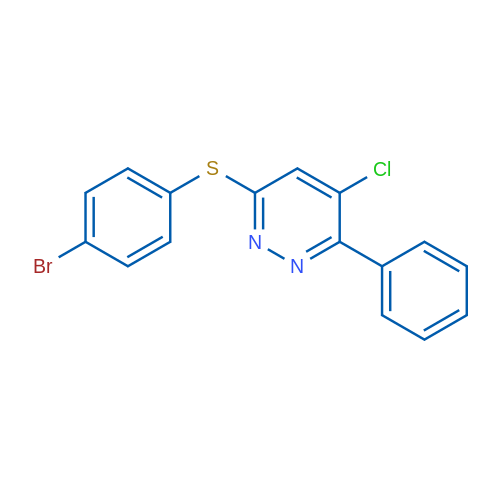 6-[(4-Bromophenyl)sulfanyl]-4-chloro-3-phenylpyridazine 1g