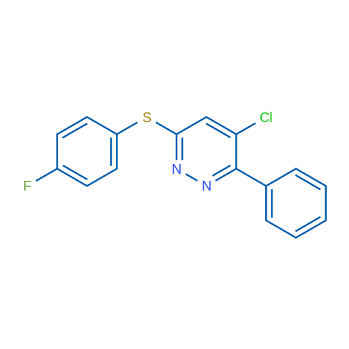 4-Chloro-6-[(4-fluorophenyl)sulfanyl]-3-phenylpyridazine 1g