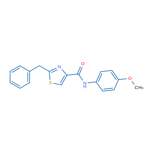 2-Benzyl-N-(4-methoxyphenyl)-1,3-thiazole-4-carboxamide 1g