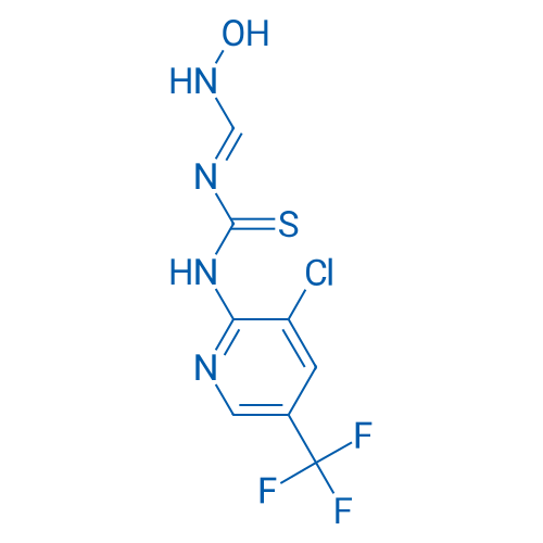 1-[3-Chloro-5-(trifluoromethyl)pyridin-2-yl]-3-[(1E)-(hydroxyamino)methylidene]thiourea 1g