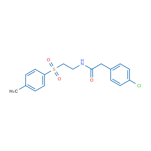 2-(4-Chlorophenyl)-N-[2-(4-methylbenzenesulfonyl)ethyl]acetamide 1g
