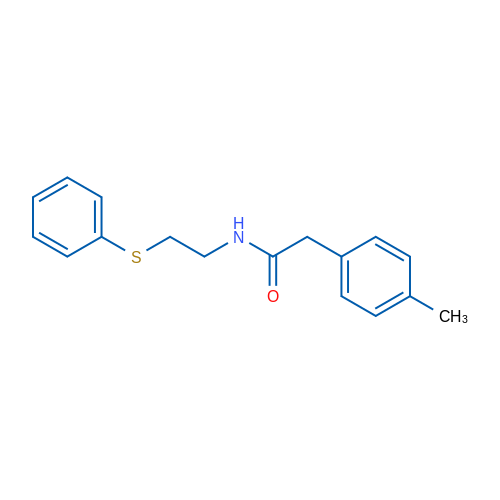 2-(4-Methylphenyl)-N-[2-(phenylsulfanyl)ethyl]acetamide 1g