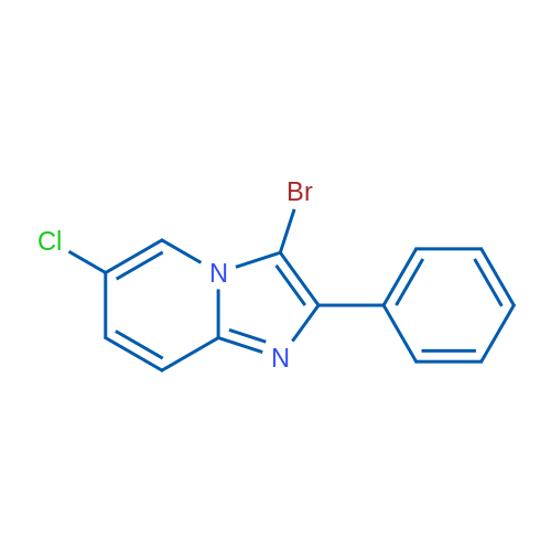 3-Bromo-6-chloro-2-phenylimidazo[1,2-a]pyridine 1g