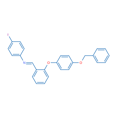(1E)-1-{2-[4-(benzyloxy)phenoxy]phenyl}-N-(4-iodophenyl)methanimine 1g